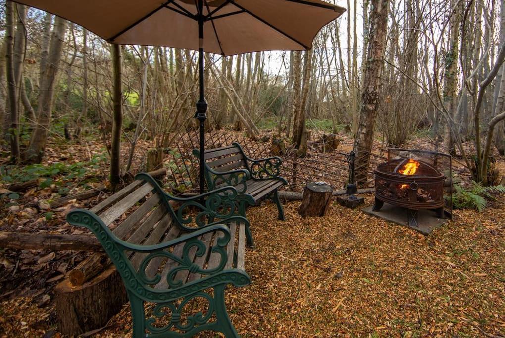 Cosy Woodland Romantic Retreat With Log Fires And Nature Sturry エクステリア 写真
